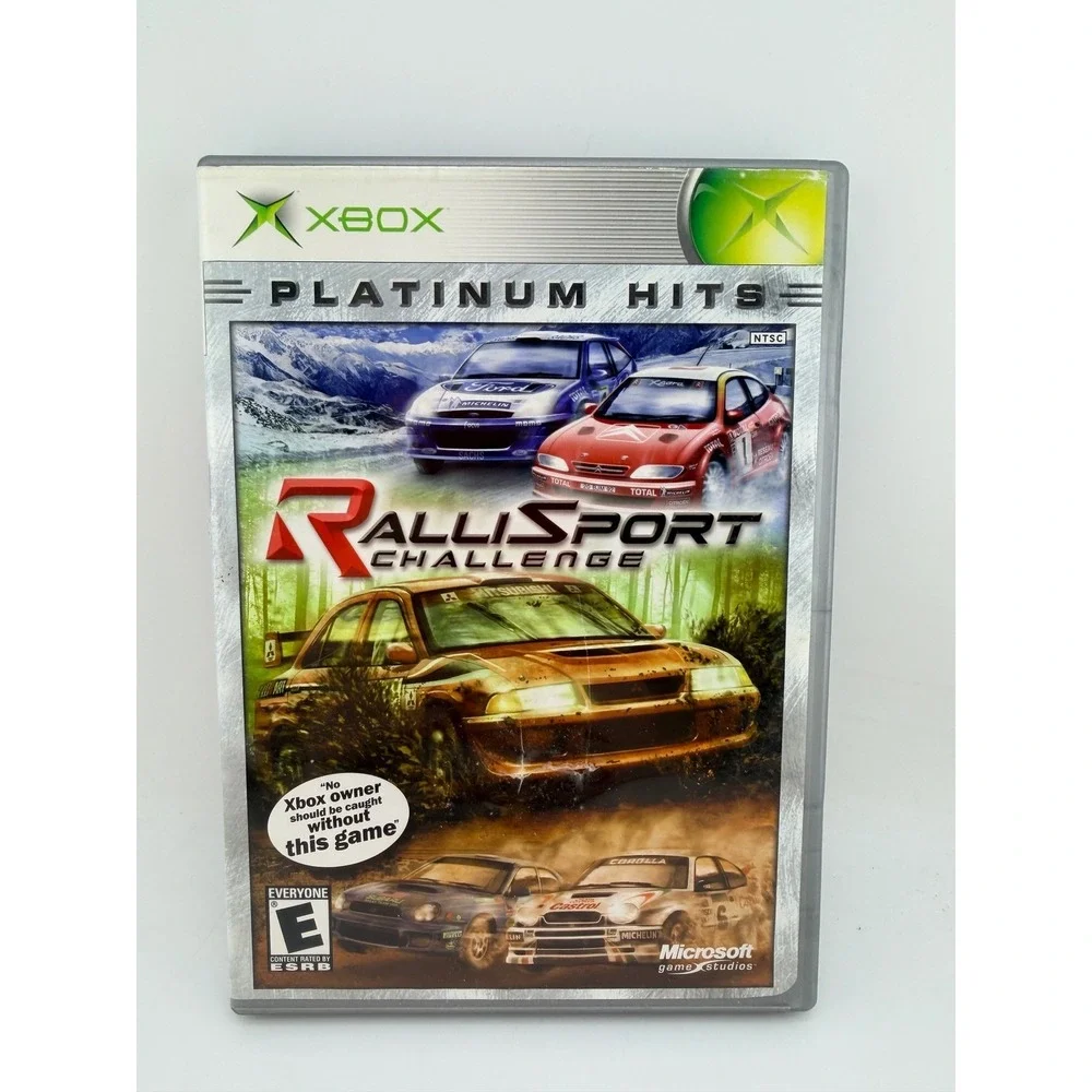 RalliSport Challenge Microsoft Xbox Platinum Hits Original Case Manual 2002‎